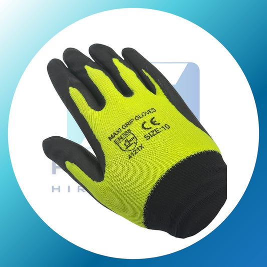Maxi grip safety gloves (10 pack)