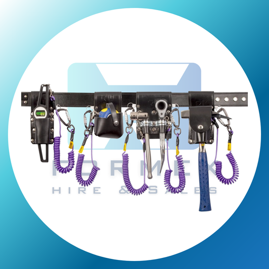 BIGBEN® Deluxe Tool Belt Kit with Tethered Tools & Hammer